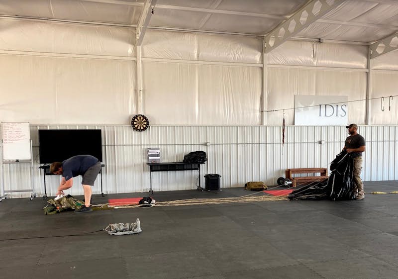 Senior parachute rigging.